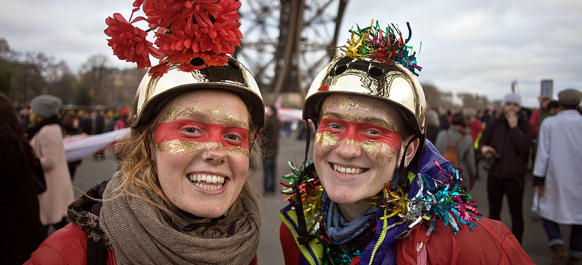 COP 21 demonstrators